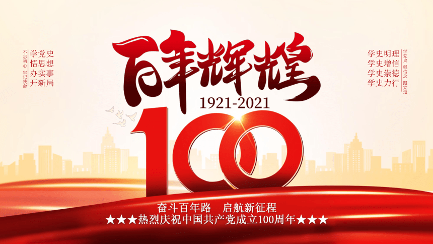 1921——2021百年辉煌 课件(23张ppt)