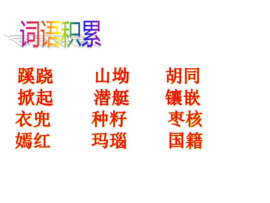 语文七年级上华东师大版2.9《枣核》课件（40张）