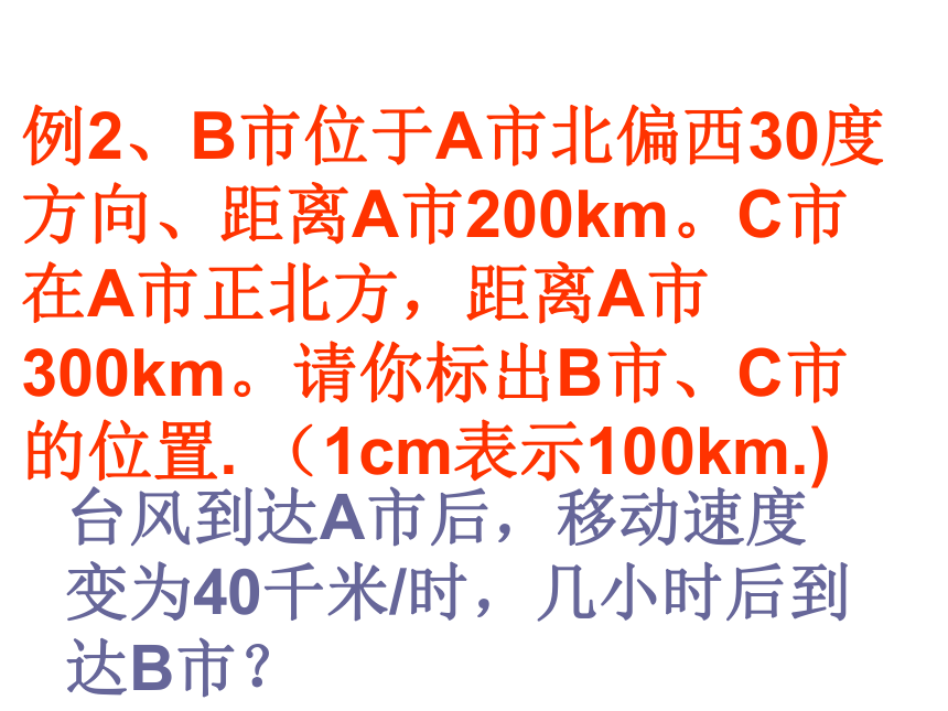 新人教版六年级数学上册第二单元位置与方向(二)例2课件 (共28张PPT)