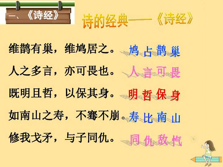 2018年高中历史岳麓版必修3第二单元中国古代文艺长廊第9课诗歌与小说课件（38张ppt）
