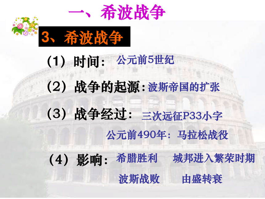 中图版九年级上册历史第三单元第一课《古代世界的征服战争》教学课件（47张PPT）