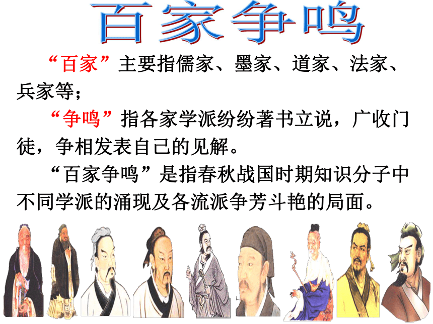 1.2.3百家争鸣（上课用） 课件