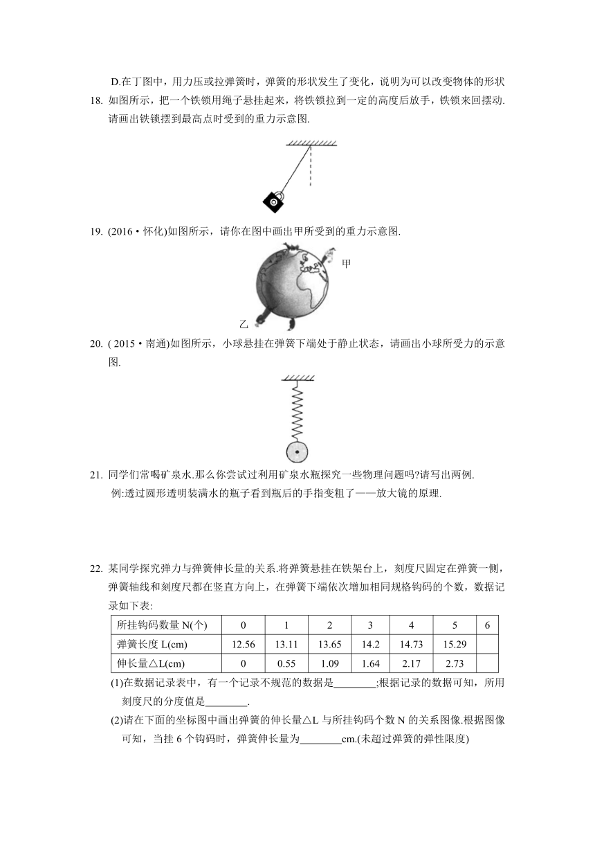 人教版物理八年级下册第八章《力》综合提优试卷（含答案）