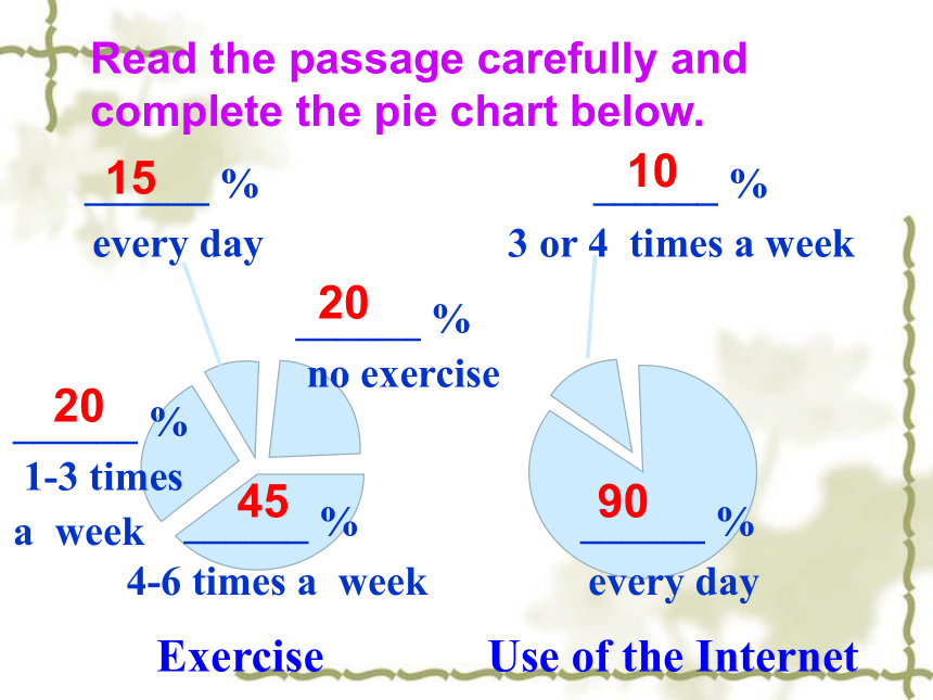 七年级上Unit 6  How often do you exercise？Section B 3a-3c 课件