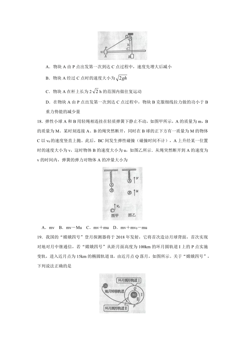 内蒙古包头市2018届高三下学期第一次模拟考试物理试题