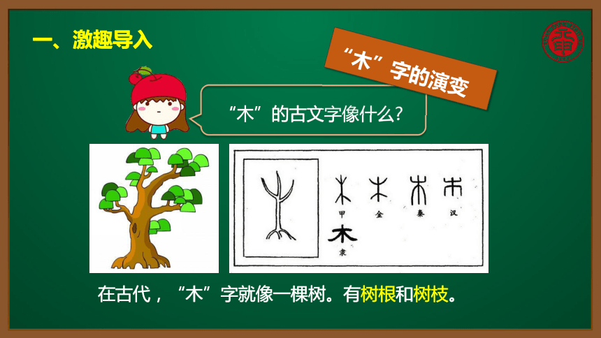 小語漢字書寫專題課件12木字旁門字框