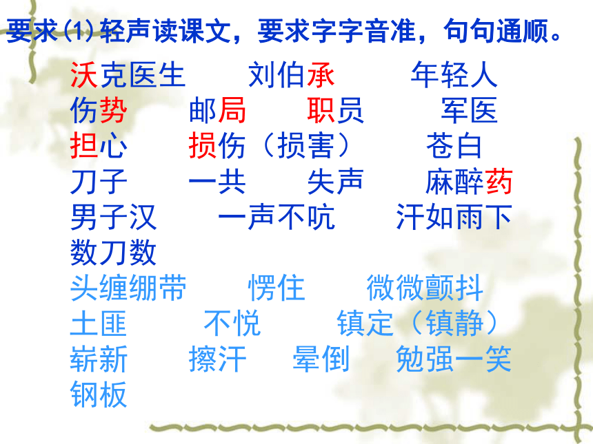 语文九年级上新教版（汉语）7《军神》课件（38张）