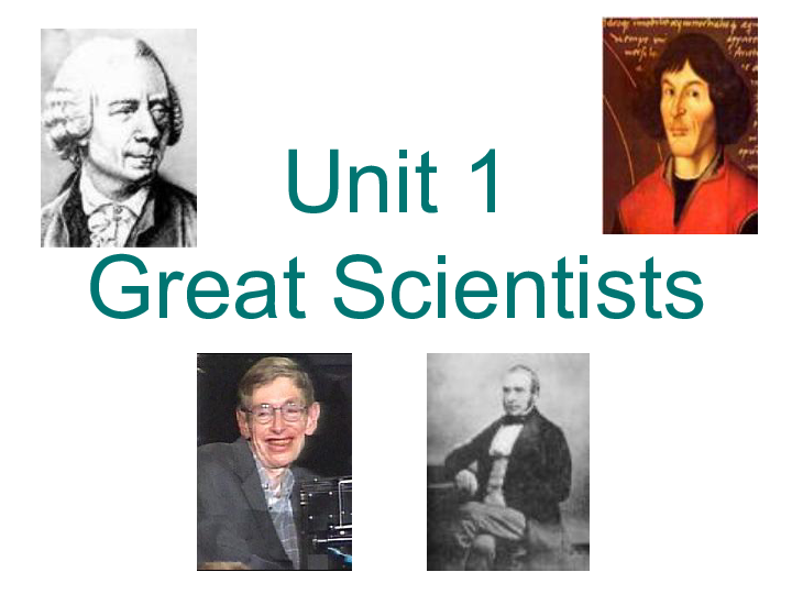 人教版高中英语必修五Unit 1 Great scientists 课件（24张）