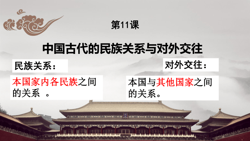 第11课中国古代的民族关系与对外交往课件55张ppt