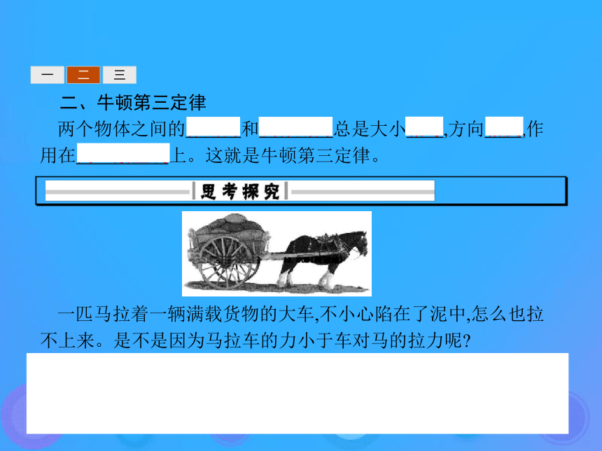 第四章牛顿运动定律4.5牛顿第三定律课件：23张PPT