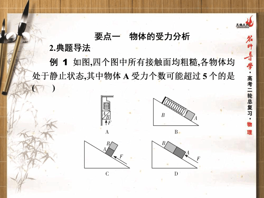 名师导学2017年高三物理二轮专题复习 (2)力与运动(122张PPT)