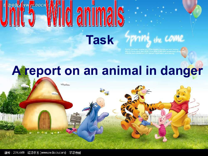 Unit 5 Wild animalsTask课 (共33张PPT)