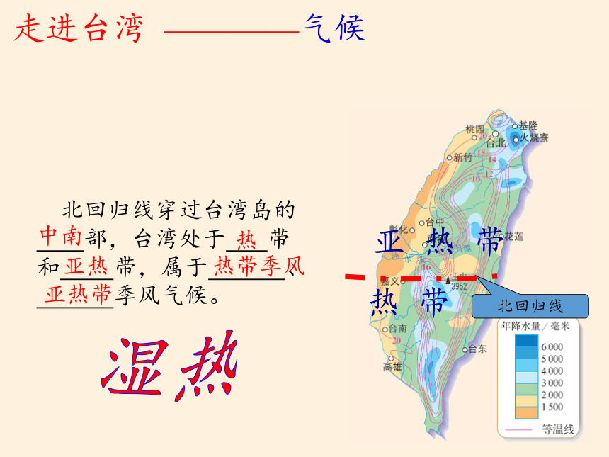 台湾省气候分布图图片