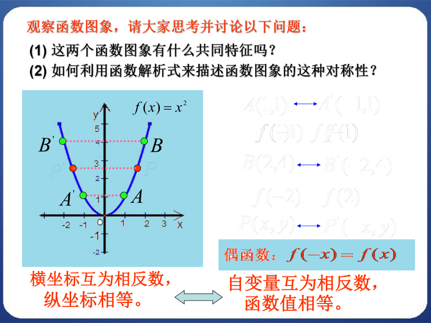 1.3.2 函数的奇偶性