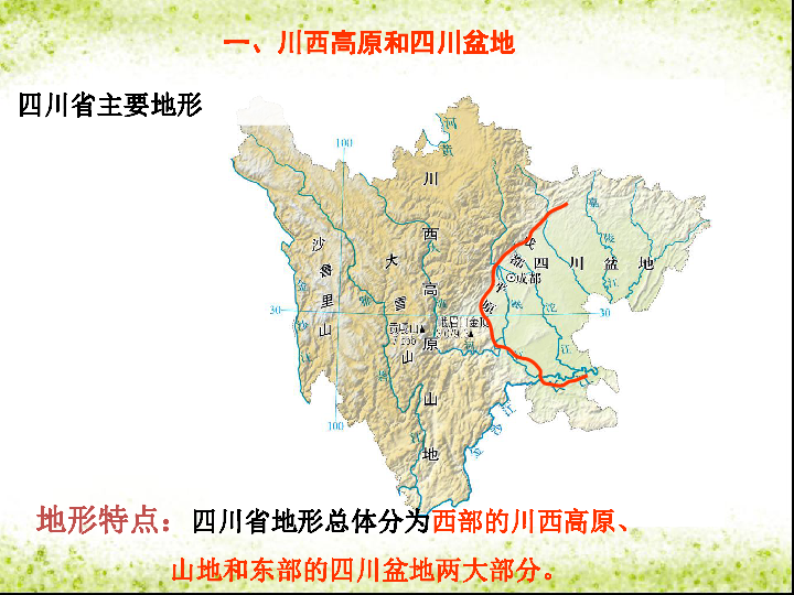 中图版七下地理 7.3四川省 课件35张PPT