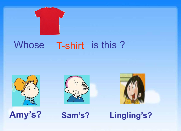 Unit 1 Mum bought a new T-shirt for me 课件(共15张PPT)