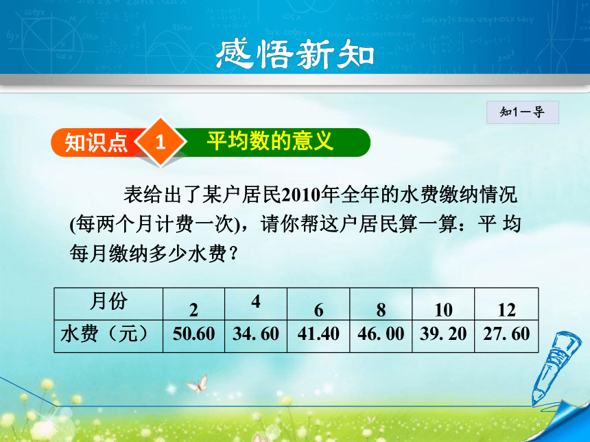 20.1.1 平均数的意义 课件