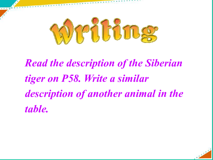 外研版必修五Module 6 Animals in Danger - Reading and Writing课件（23张）