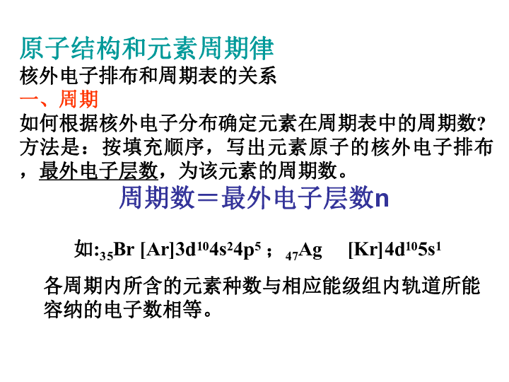 原子核外電子排布的週期性[上學期]