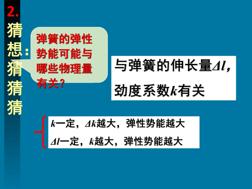 湖北省丹江口市第一中学高中物理必修二教学课件：7.5探究弹性势能的表达式 (共16张PPT)