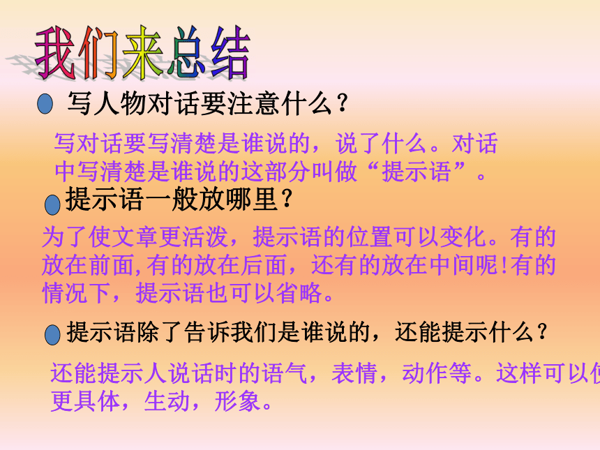 三年级下语文课件-习作四 看图写故事，写好对话3_苏教版