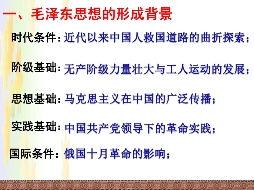 2017-2018学年人教版必修3 第17课 毛泽东思想 课件（共28张）