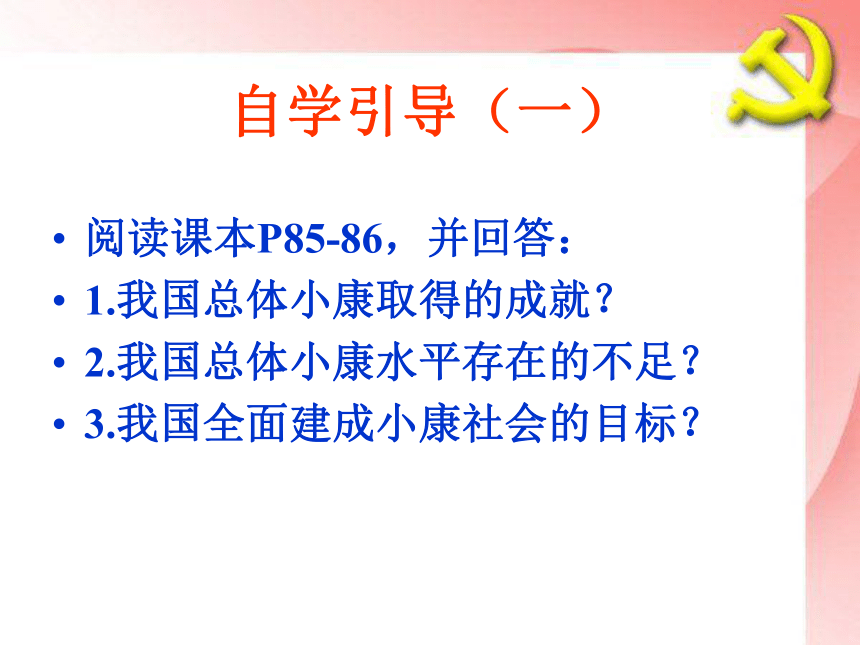 10.1实现全面建成小康社会的目标201612课件共33张