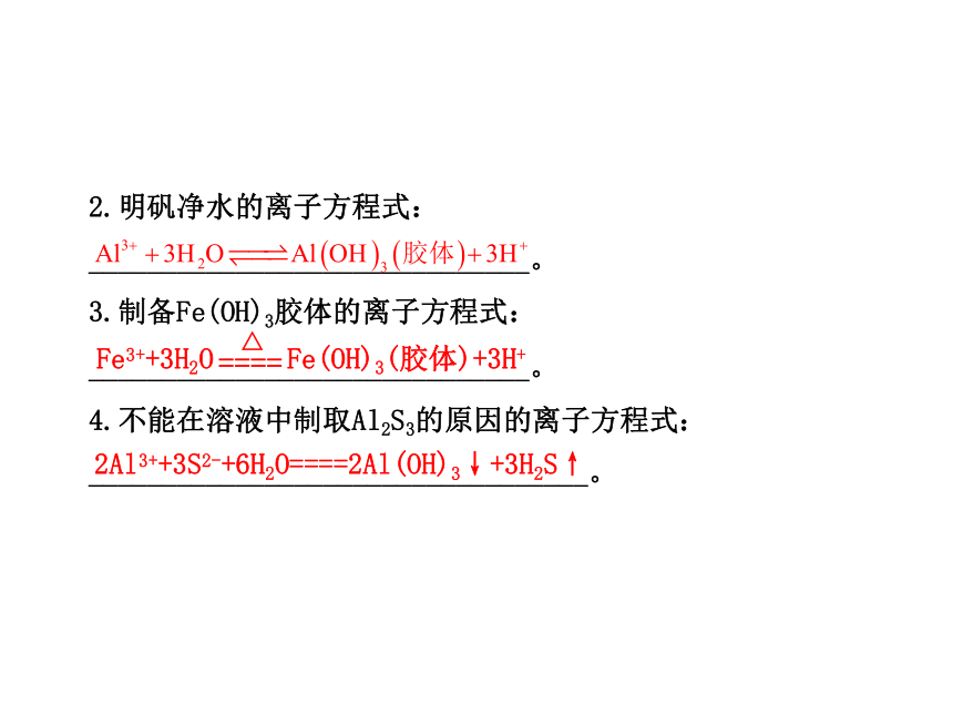 2014年高考化学一轮复习专题（鲁科版）盐类的水解（共67张PPT）