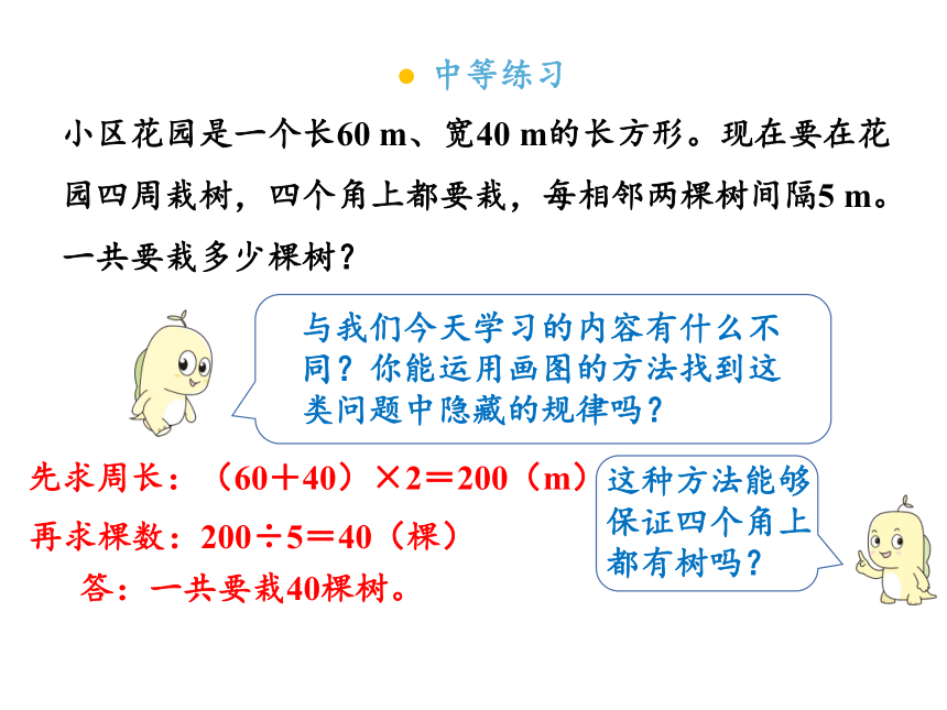 人教版五年级上册数学7 植树问题课件（21张PPT)