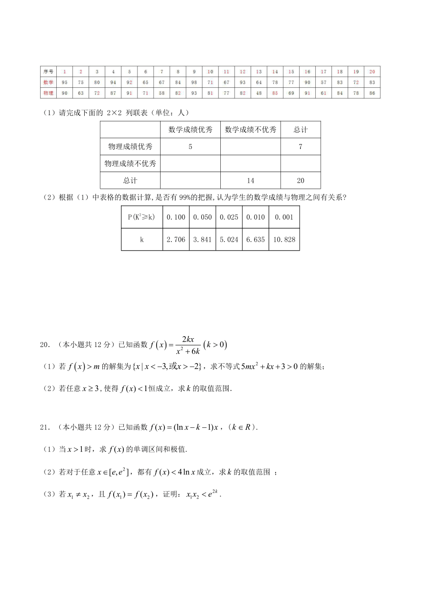 重庆市万州第二高级中学2016-2017学年高二下学期期中考试数学（文）试题