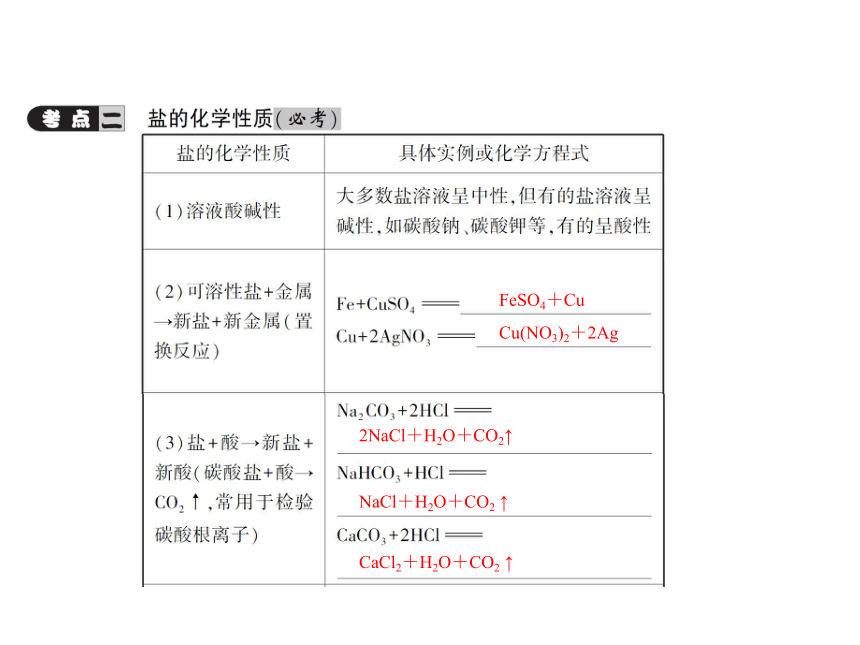 2018人教版化学中考全程专题突破 教材研析第十一单元　盐　化肥