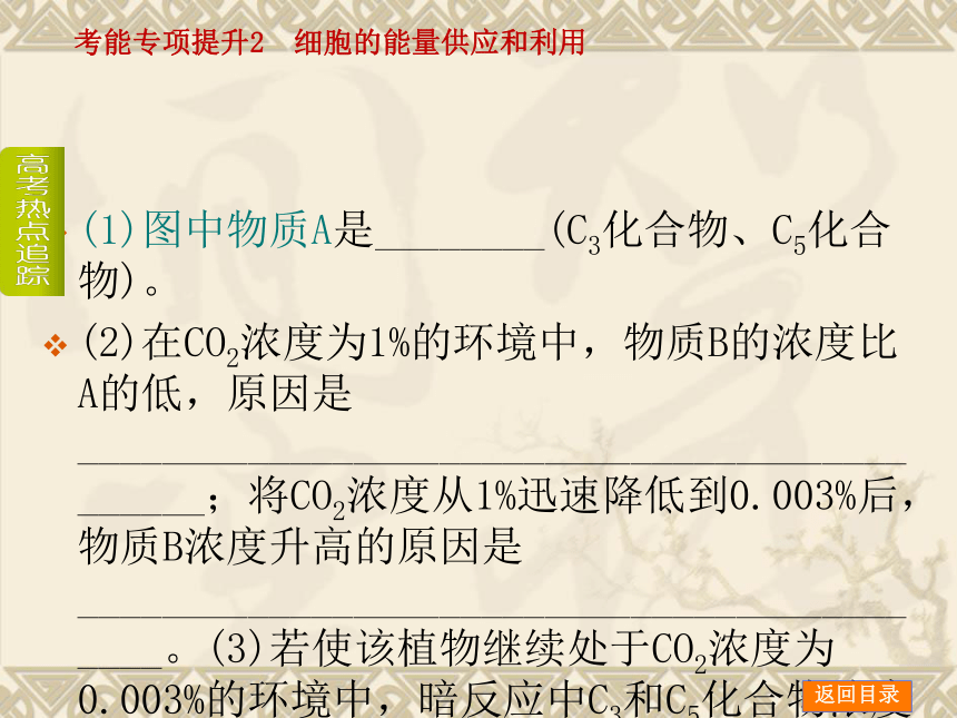 【新课标人教通用，一轮基础查漏补缺】考能专项提升2 细胞的能量供应和利用 （58ppt）