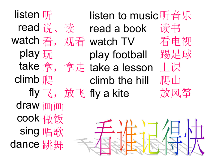 Starter Lessons 13-14 Lesson 14 I’m Reading a Book课件（33张）