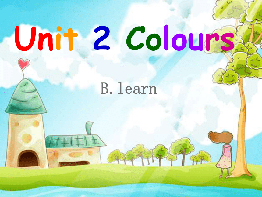 Unit 2 Colours PB Let's learn 课件 17张