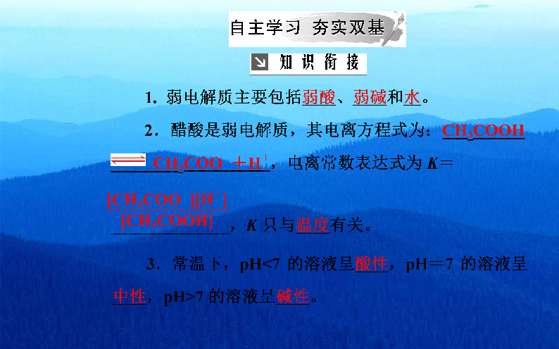 2019秋化学·选修4化学反应原理（鲁科版）课件：第3章第1节水溶液40张