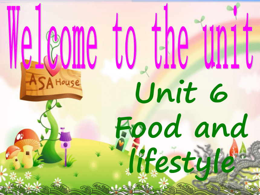 7A Unit6 Food and lifestyle Welcome to the unit教学课件