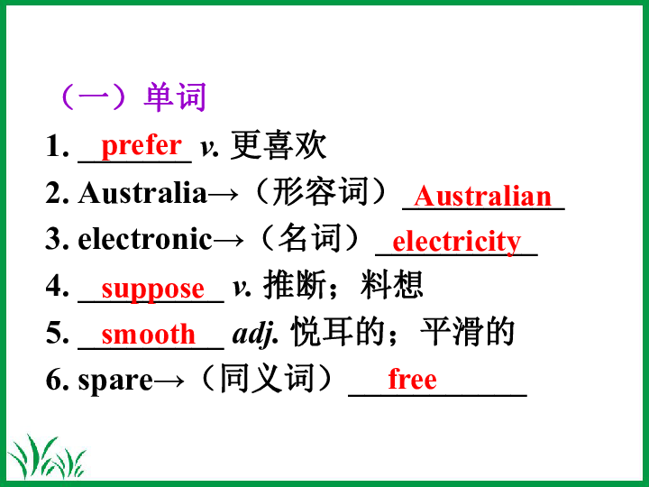 新目标英语2019年中考一轮教材复习课件：九年级 Units 9-11 （68张PPT）