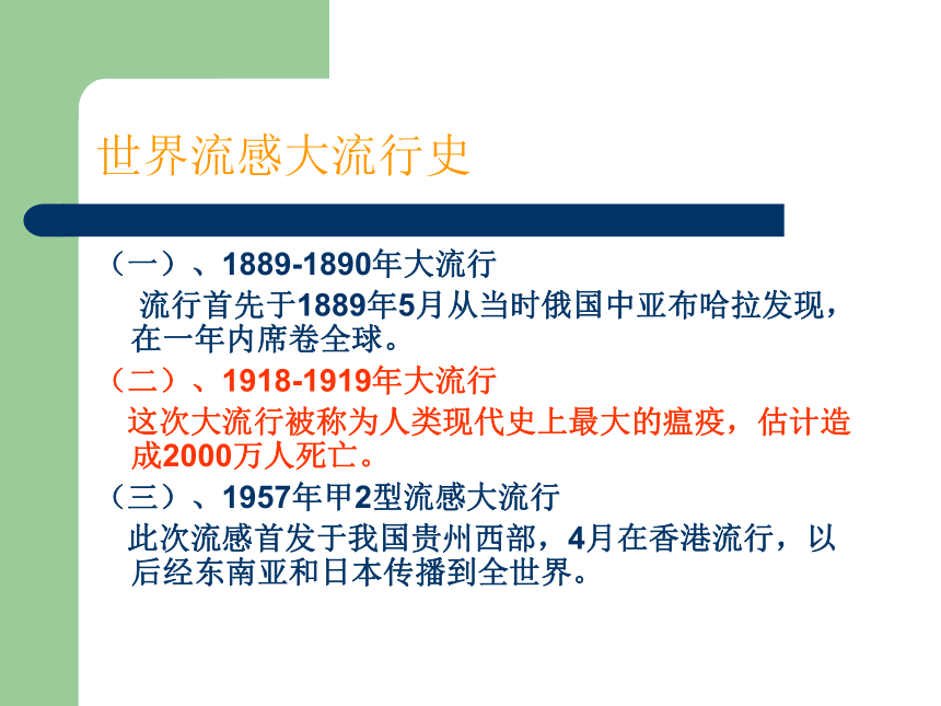 “讲究卫生 预防流感”主题班会课件