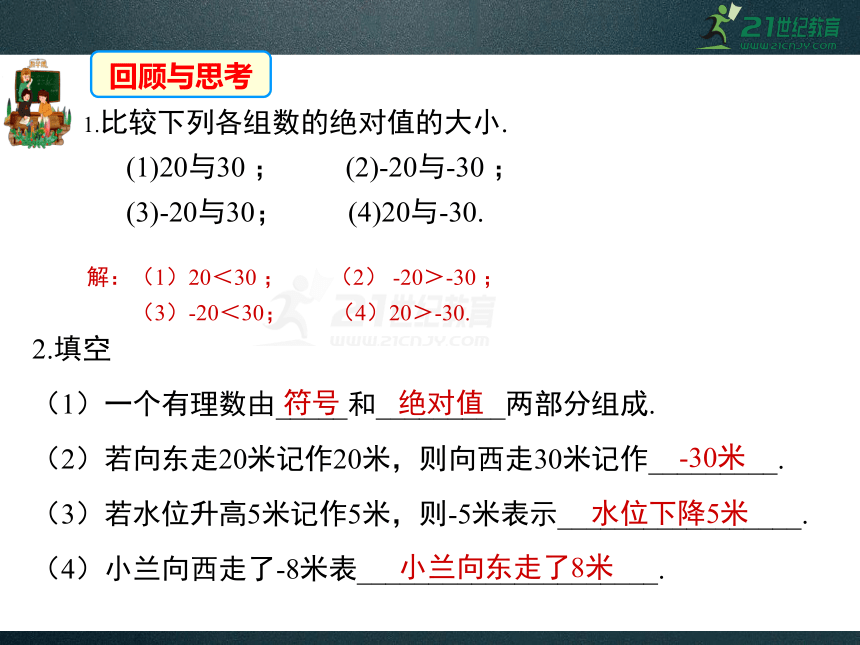 2.6.1 有理数的加法法则 同步课件（共29张PPT）