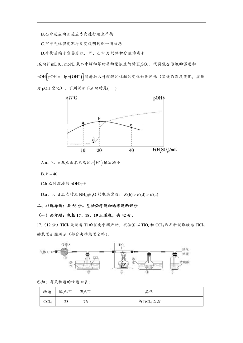 2021届高三八省联考化学预测模拟卷 A卷（word版，含答案）