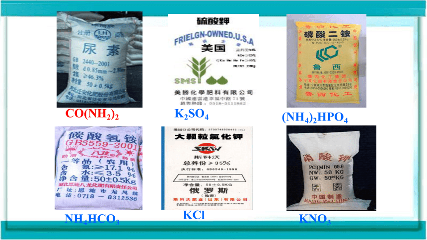 京改版九年级下册化学 12.3化学肥料 课件（19张PPT）