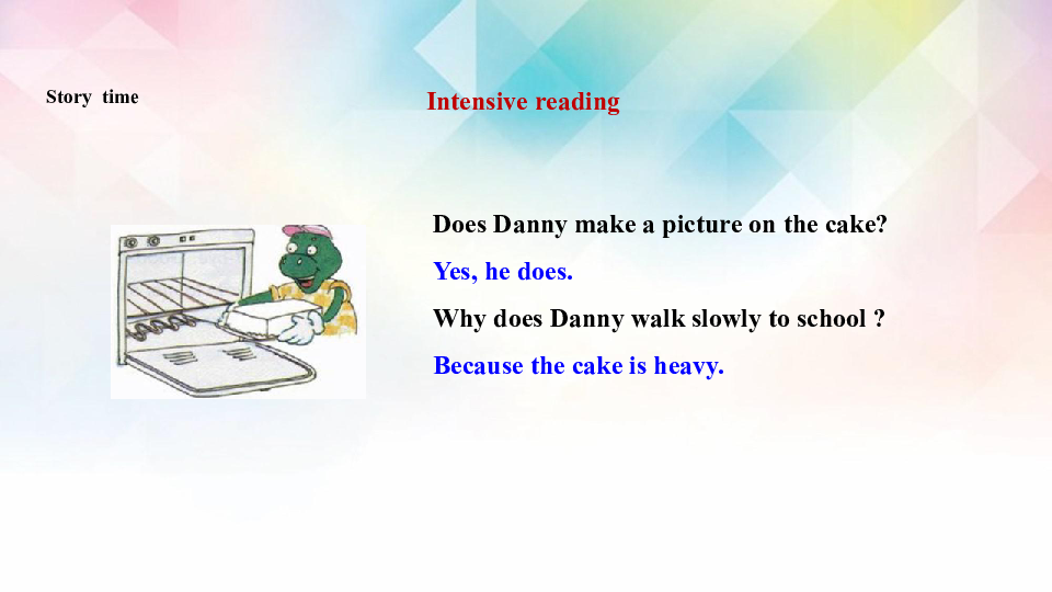 Lesson 24 Danny’s Surprise Cake 课件（12张PPT）