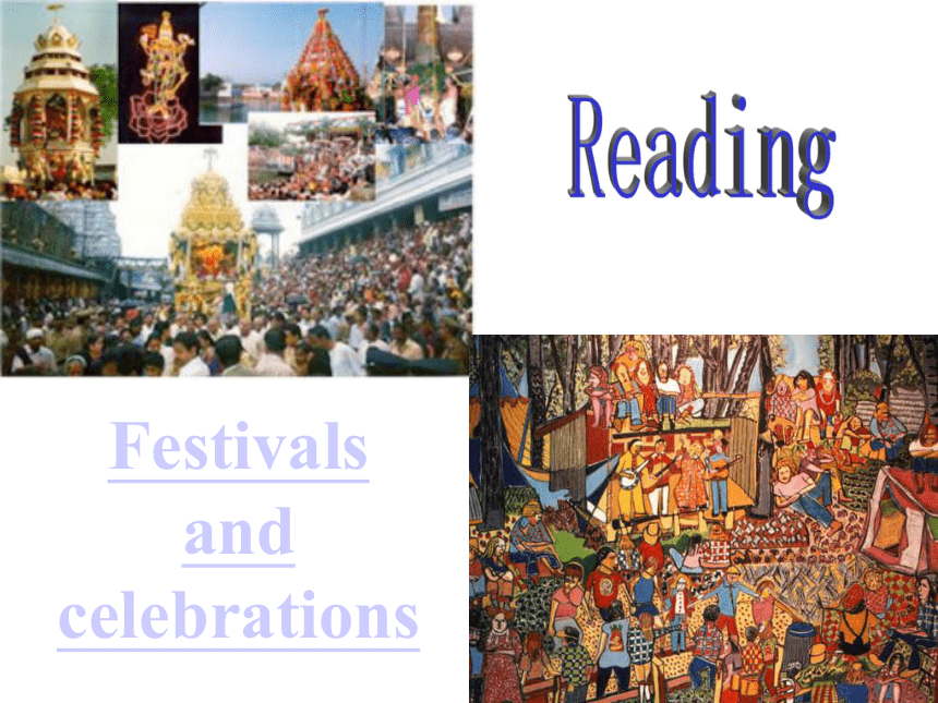 Unit 1 Festivals reading