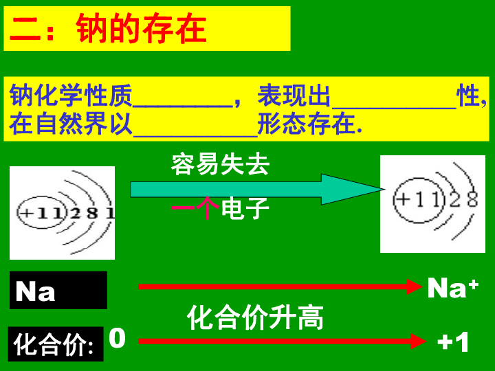 金属钠的性质和应用[上学期]