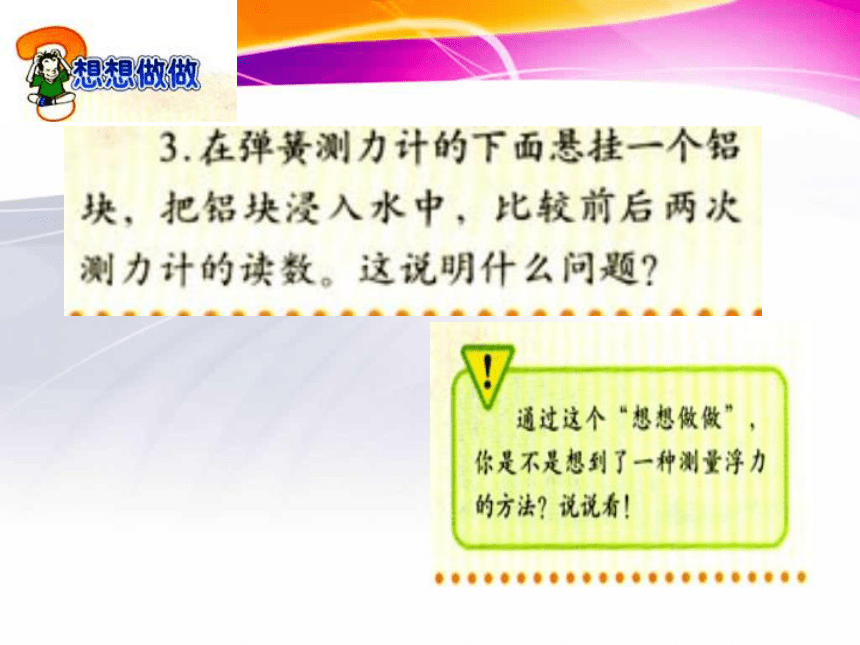 九年级物理全册 第十四章第五节  浮力课件 新人教版