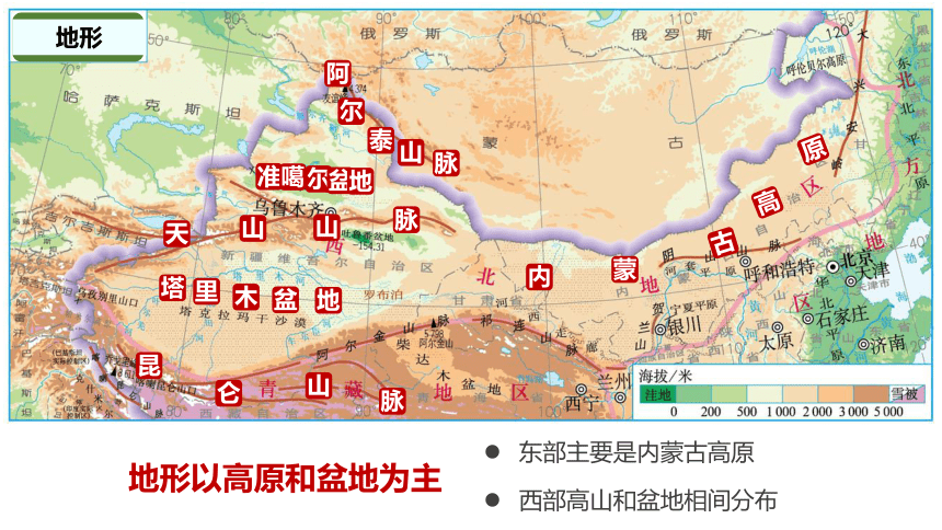 八下第八章西北地区第一节自然特征与农业课件共25张ppt