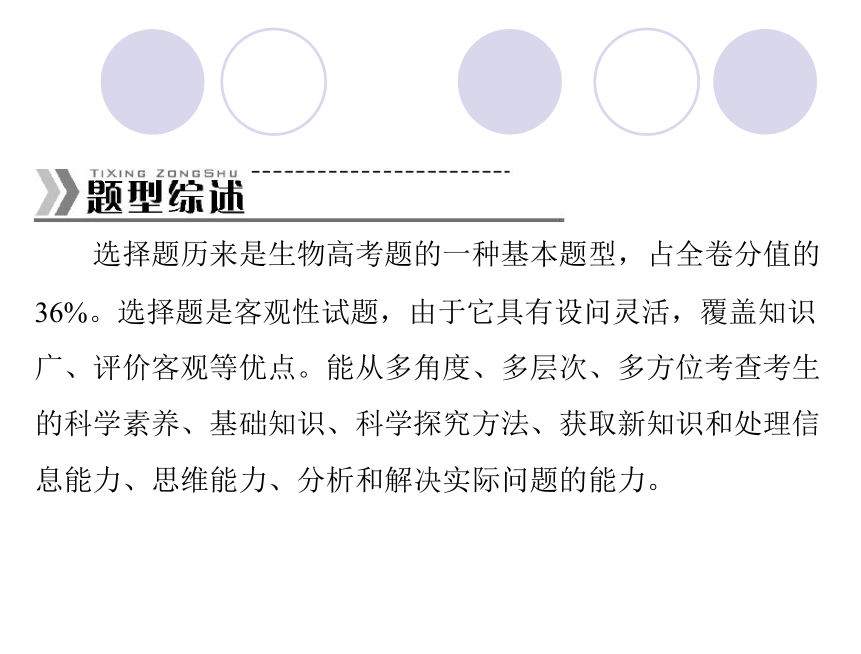 【高考风向标】2014高考生物二轮课件 第二部分特色专题四：选择题的解题方法