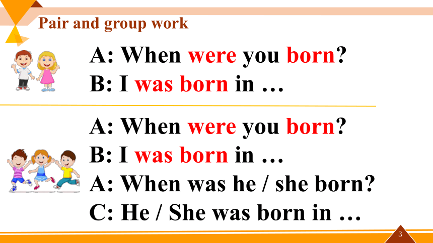 Unit 1 When was he born? Section A1课件