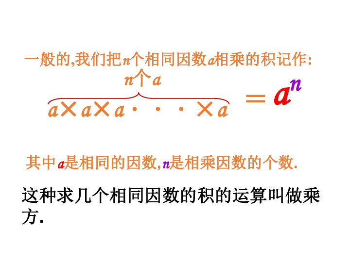 北京课改版 1.9 有理数的乘方 课件（17张PPT）