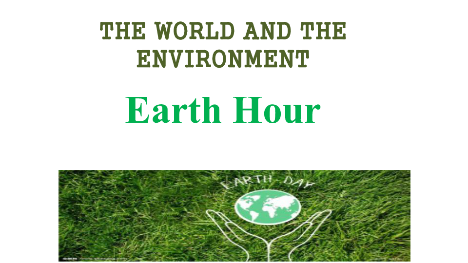 中考英语二轮话题作文课件: 环境保护